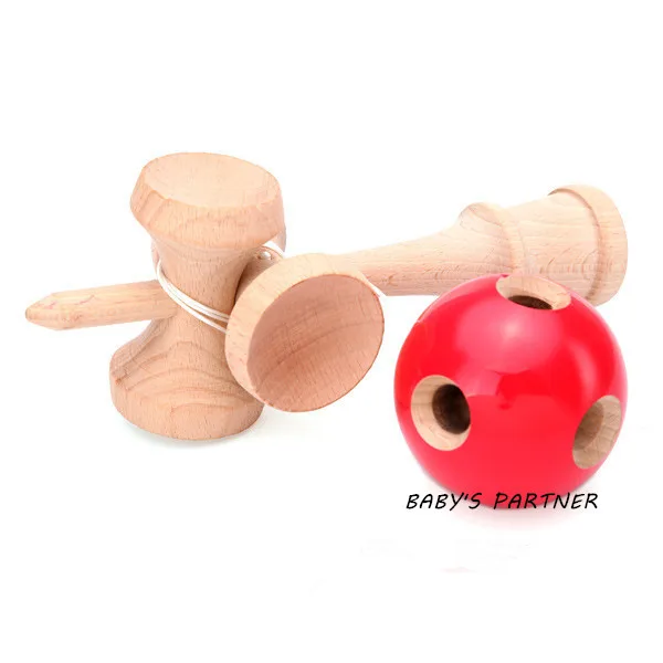 5 отверстий и 5 чашек деревянный Профессиональный Kendama Традиционная игрушка мяч игра PU крашеный пляжный мячик для жонглирования подарок для детей