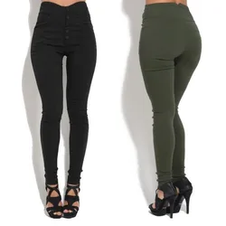 INDJXND Women Stretch Leggings Casual Fashion Skinny Elastic Waist Jeggings High Elastic Denim Legging Pencil Pants Plus Size INDJXND Women Stretch Leggings Casual Fashion Skinny Elastic Waist Jeggings High Elastic Denim Legging Pencil Pants Plus Size