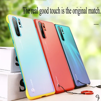 

Applicable Huawei p30pro ultra-thin anti-drop silicone mobile phone case P20 borderless frosted transparent protective cover