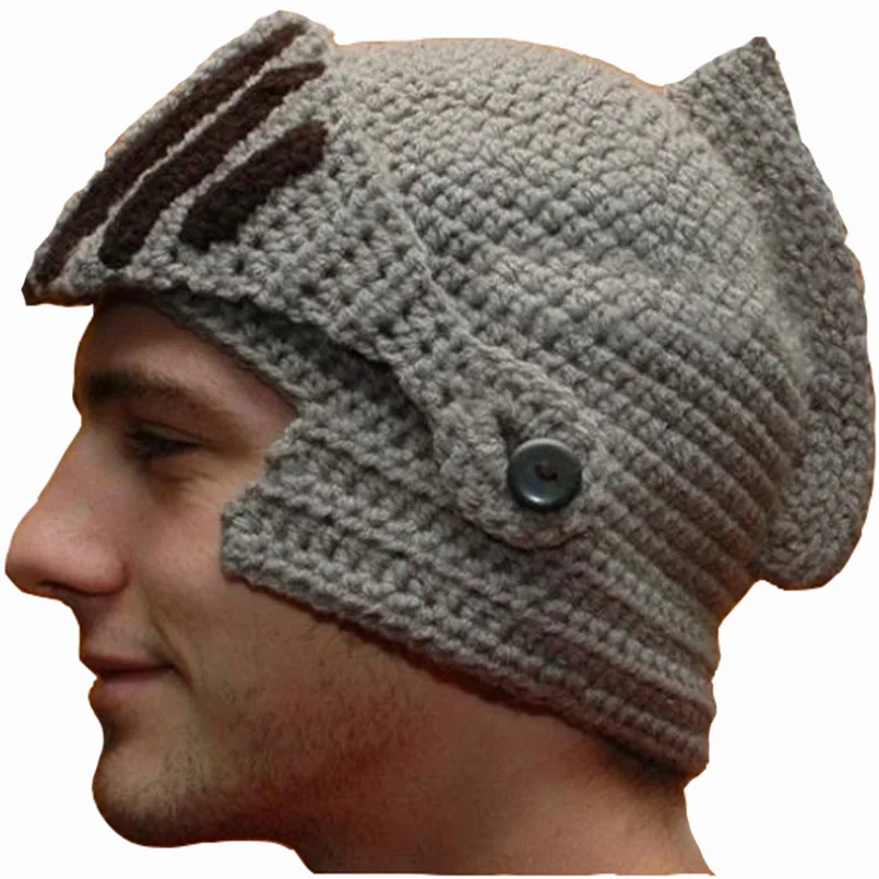 CUHAKCI Зима Skullies забавные римские мужские шапочки Рыцарь Шлем шапки вязаные теплые крутые женские шапки вечерние работы подарок партии маска ... CUHAKCI Зима Skullies забавные римские мужские шапочки Рыцарь Шлем шапки вязаные теплые крутые женские шапки вечерние работы подарок партии маска ...