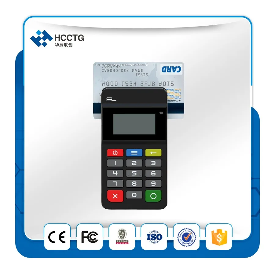 MPOS мобильный платежный терминал с поддержкой клавиатуры IC/NFC/магнитный Android Ручной NFC считыватель карт emv для Южной Африки HTY711