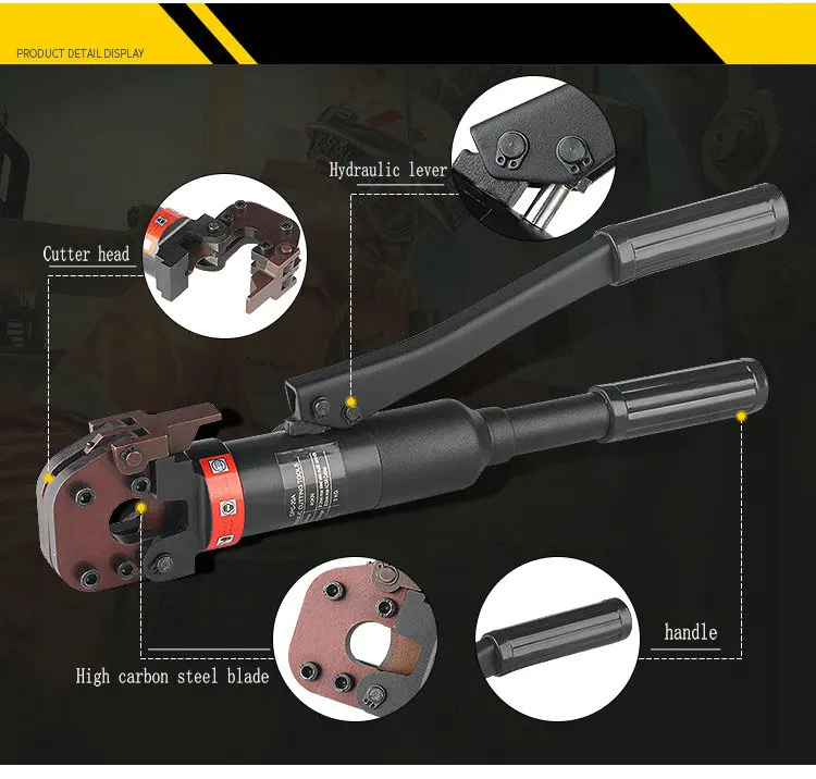CPC-20A 6 т 4-20 мм Руководство Портативный гидравлический кабель трос ножницы болт резак для резки металлической проволоки