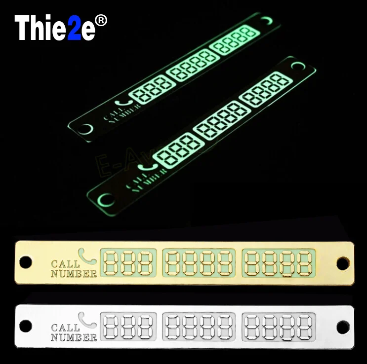 

Temporary Parking Card Luminous Phone Number Card Plate For Forester Impreza Outback XV Chevrolet Cruze Aveo Accessories