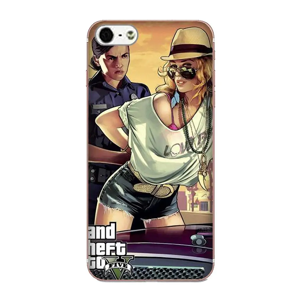 Grand Theft Auto Gta 5 V для Huawei P7 Honor 4C 5A 5C 5X 6 6C 6A 6X 7 7X 8 9 V8 V10 Y3II Y5II Y6II G8 Play Lite|Чехлы-накладки| |
