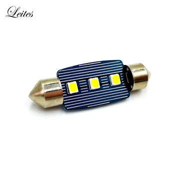 

100PCS Extreme Bright 39mm 3030 3smd LED Bulbs Festoon Lighting Dome Light Led License Plate Bulbs Lights