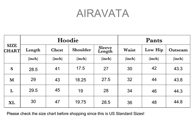 Tracksuit Size Chart --800 width
