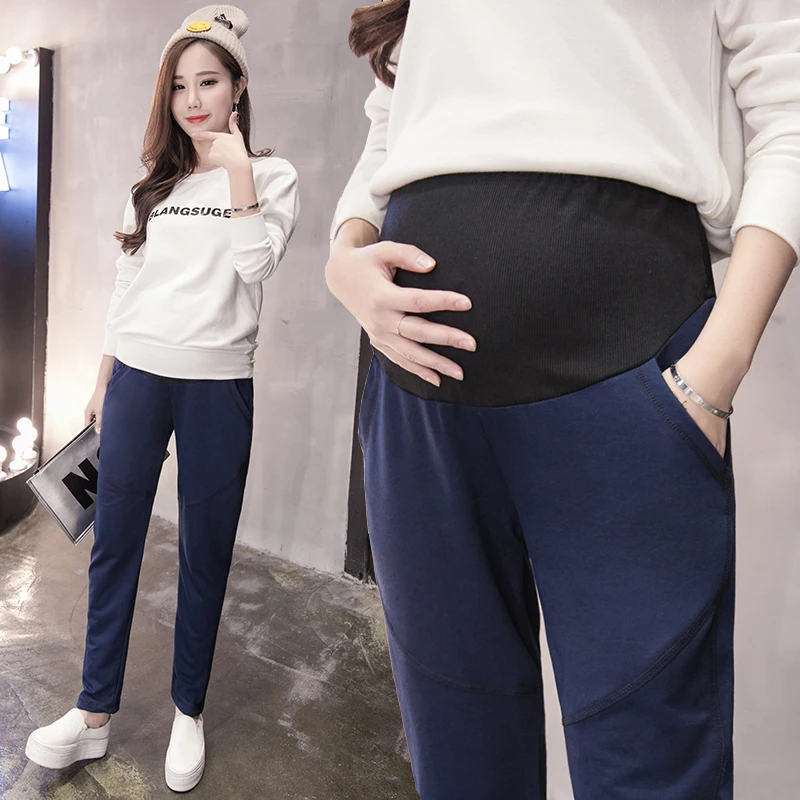 

Maternity Nursing Clothes Maternity Pants Pregnancy Nursing Trousers Overalls Cotton Clothes for Pregnant Women 4 Colors E0075