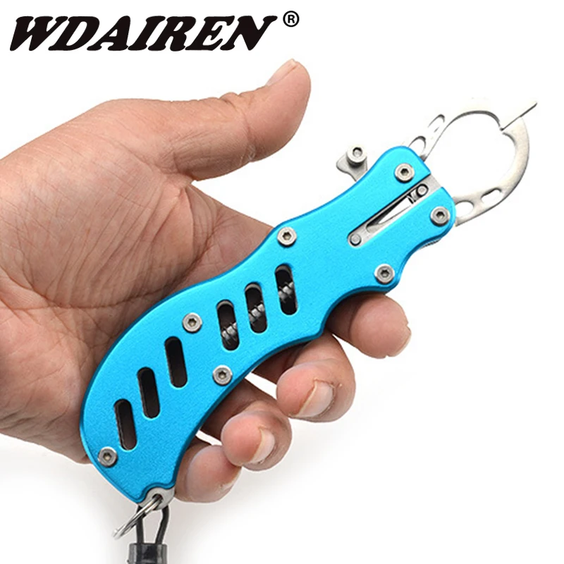 

WDAIREN Stainless Steel Fishing Pliers Fish Lip Gripper Grabber Controller Hook Remove Lure Fishing Tackle Tool Pesca WD-044