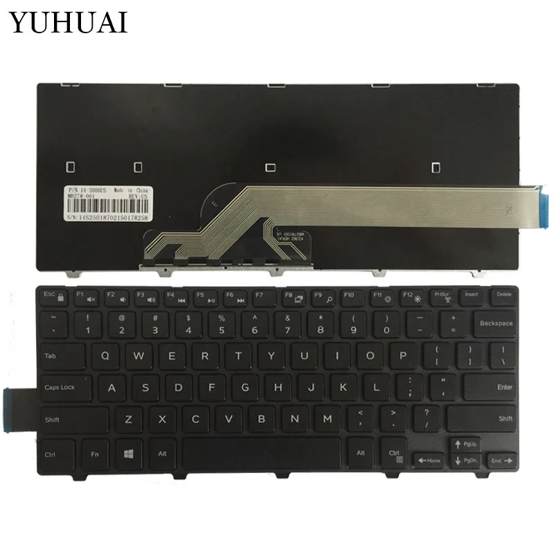 Новый для DELL 14 3441 3442 N5447 N3442 14CR 14MR Клавиатура ноутбука черный США 050x15 SN8233