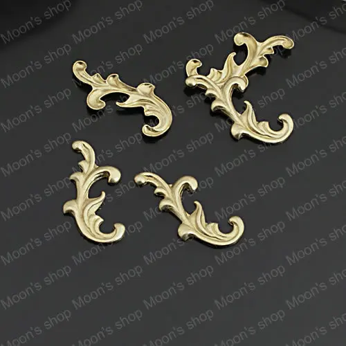 Wholesale 17*8mm Branch Copper Decorative Metal Sheets DIY Jewelry