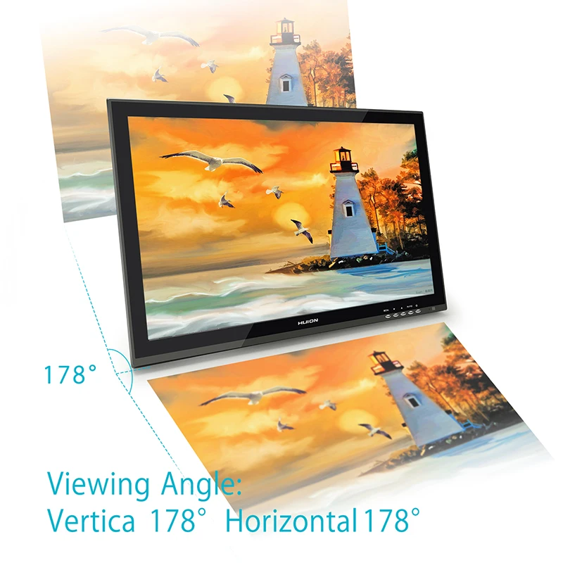 Лидер продаж Huion GT 190 19 дюймов ЖК монитор Цифровой графический Интерактивная