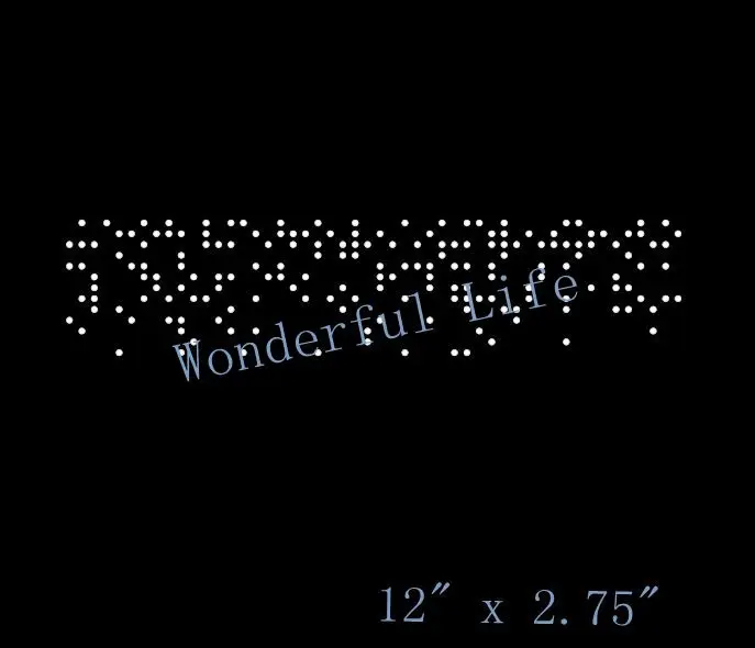 

Free shipping Strip Rhinestone Template iron on Transfer design heat transfer