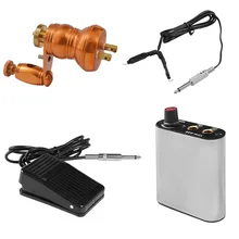 Перманентный макияж комплект Питание Ротари Machine Gun педаль Клип шнур тела Книги по искусству татуировки вкладыша Shader комплект губ Карандаш для глаз Красота