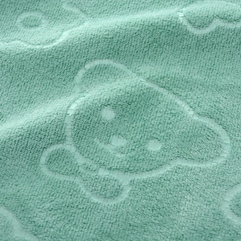 Модное детское нано-полотенце из микрофибры, 1 шт., текстиль, хлопок, квадратный рисунок медведя, домашнее детское маленькое полотенце с рисунком, 25*25 см