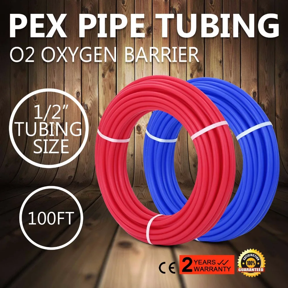 

COMBO 2 rolls 1/2" x 100ft PEX Tubing for Potable Water Oxygen Barrier