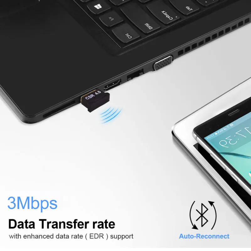 Беспроводной Bluetooth адаптер USB ключ 4 0 музыкальный приемник передатчик для