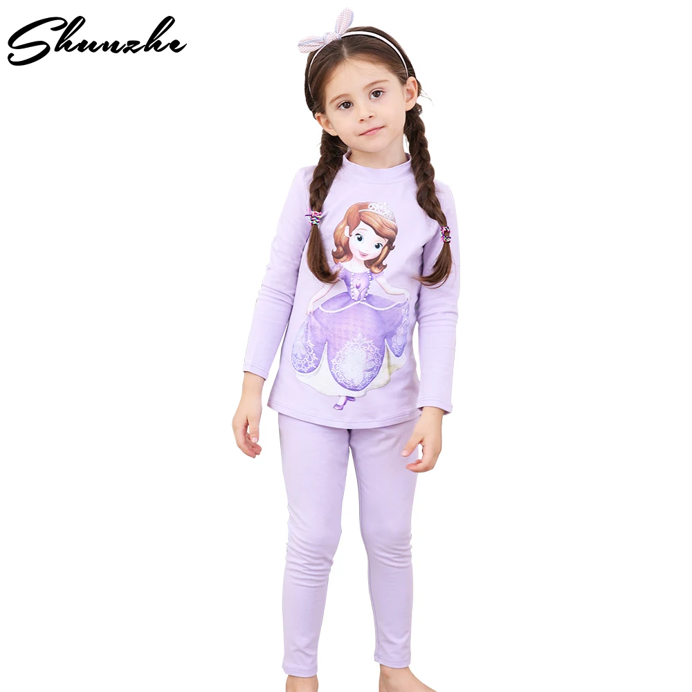 Buy SHUNZHE Baby Girl Pajamas Clothes Sofia Princess