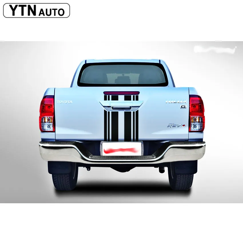 Car Stickers 1pc Stripe Car Back Door Handle Insert Graphic Vinyl