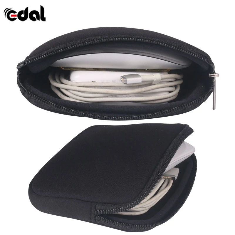 Laptop Sleeve Notebook Adapter/Mouse Case Earphones/Charger Power Bag Pouch Shockproof Digital Cable Storage Bags