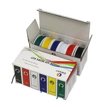 UL1007 28/26/24/22/20/18awg луженую медную проволоку(6-ти цветов Гибридный stranding комплект) провод с ПВХ электронный кабель UL сертификации «сделай сам»