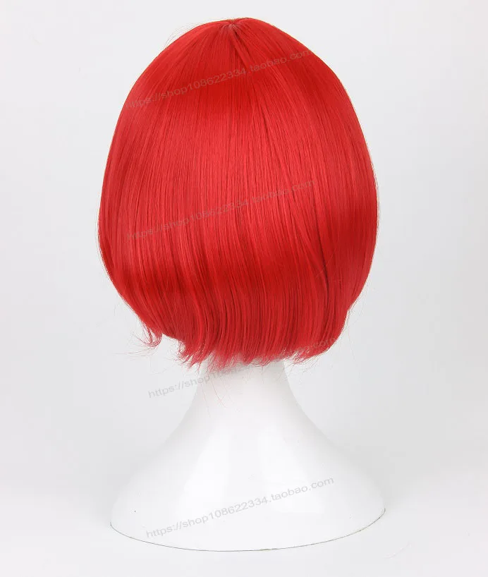 Akagami no Shirayuki Белоснежка Принцесса красные волосы парик косплей красный короткий парик Хэллоуин
