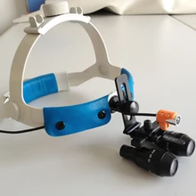 TAO'S медицинское оборудование 6.0X мульти-фокус стоматологические лупы с оголовьем с светодиодный налобный фонарь