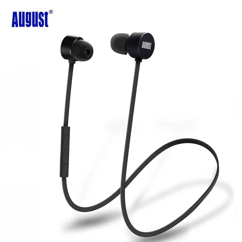 

August EP616 Wireless Sport Bluetooth Earphones Sweatproof Stable Bluetooth Workout Earphone for Running,Gym with Magnet Mic