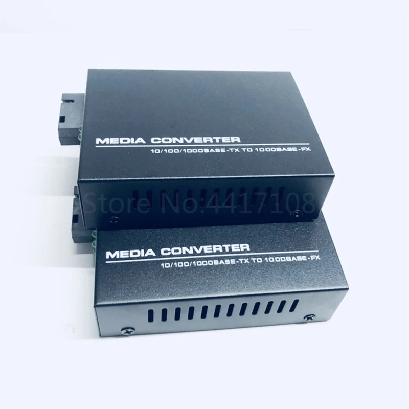 ; 1 пара гигабитные волоконно-оптический медиа конвертер 10/100/1000 Мбит/с однорежимный одинарный волоконно SC Порты и разъёмы 20 км Чипсет RTL8363SC