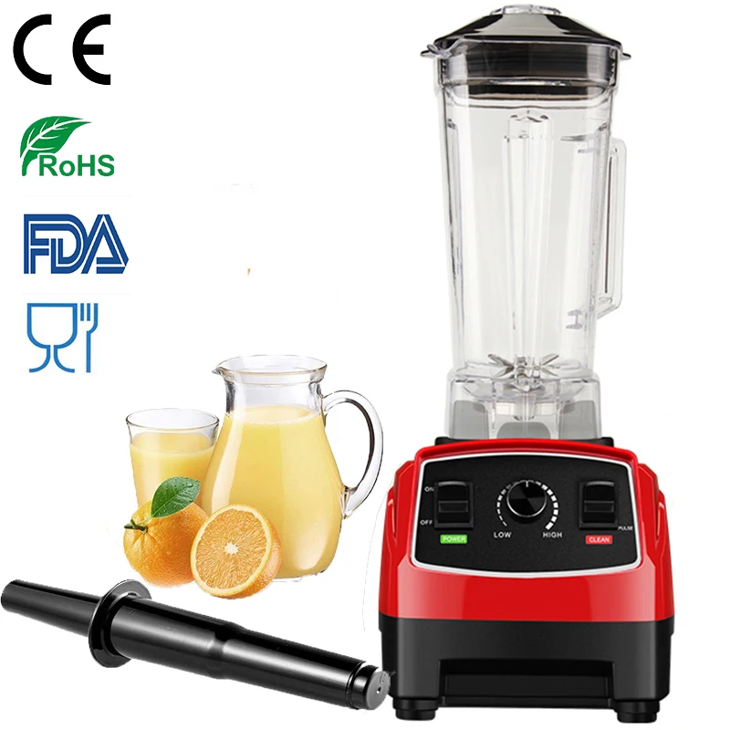 BPA Free 3HP 2200W Heavy Duty Commercial Blender Mixer High Power Food Processor Ice Smoothie Bar Fruit Electric Blender BPA Free 3HP 2200W Heavy Duty Commercial Blender Mixer High Power Food Processor Ice Smoothie Bar Fruit Electric Blender