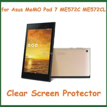 5 шт. прозрачный Экран протектор Защитная Плёнки для Asus Memo Pad 7 me572 ME572C me572cl Планшеты ПК Нет Розничная Вышивка Крестом Пакет