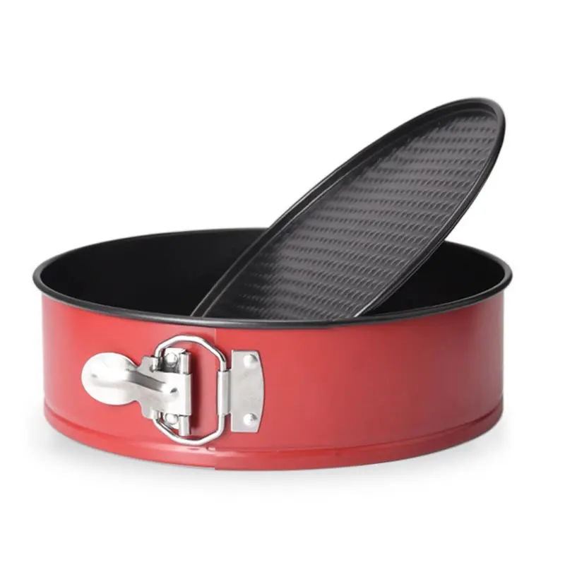 

10 " Springform Pan with Removable Bottom Mini Carbon Steel Nonstick Bakeware Round Cake Pans Cheesecake Pan