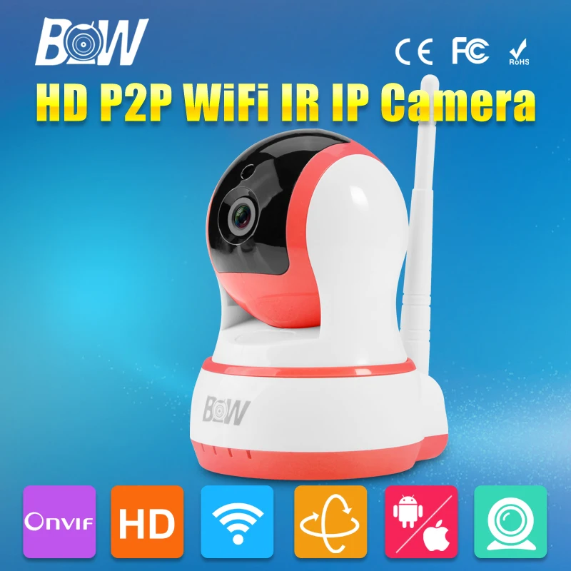  720P Wireless IP Camera Wifi IR-Cut Night Vision Pan Tilt Two Way Audio ONVIF Mobile View Video Surveillance Security Camera 