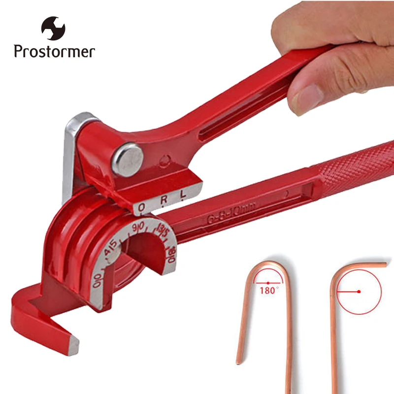 

PROSTORMER 3 IN 1 Tubing Bender 6mm/8mm/10mm Forming Bending Bender Tool Pliers Manual Pipe Bender Aluminum Copper Pipe Bender