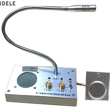 ZHUDELE металла окна записи звука с микрофона Интерком переговорные Динамик, двойной-способ отделение банка магазин станция 4 Вт окна микрофон