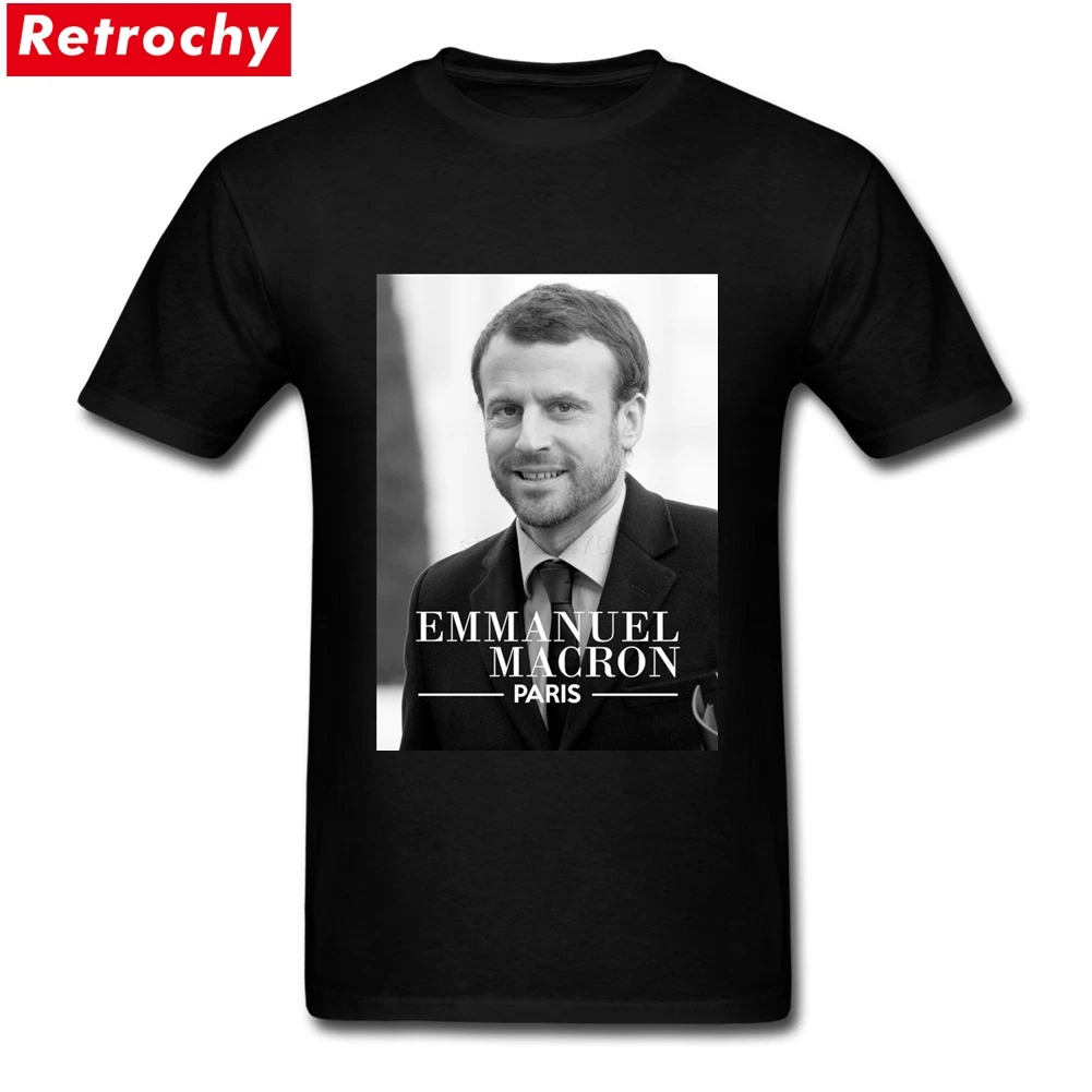 

Cheap 2019 Fashion O-Neck Personalized French Leader politician Macron T Shirts Cotton T-Shirt Hip Hop Short Sleeve Tee Shirts