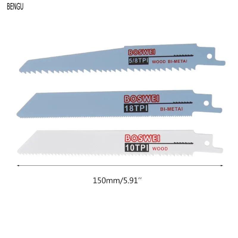 12 шт. BIM поршневые пилы лезвия Sharp Набор для резка Древа и металла Деревообработка Инструмент Детская безопасность 6 ''механические