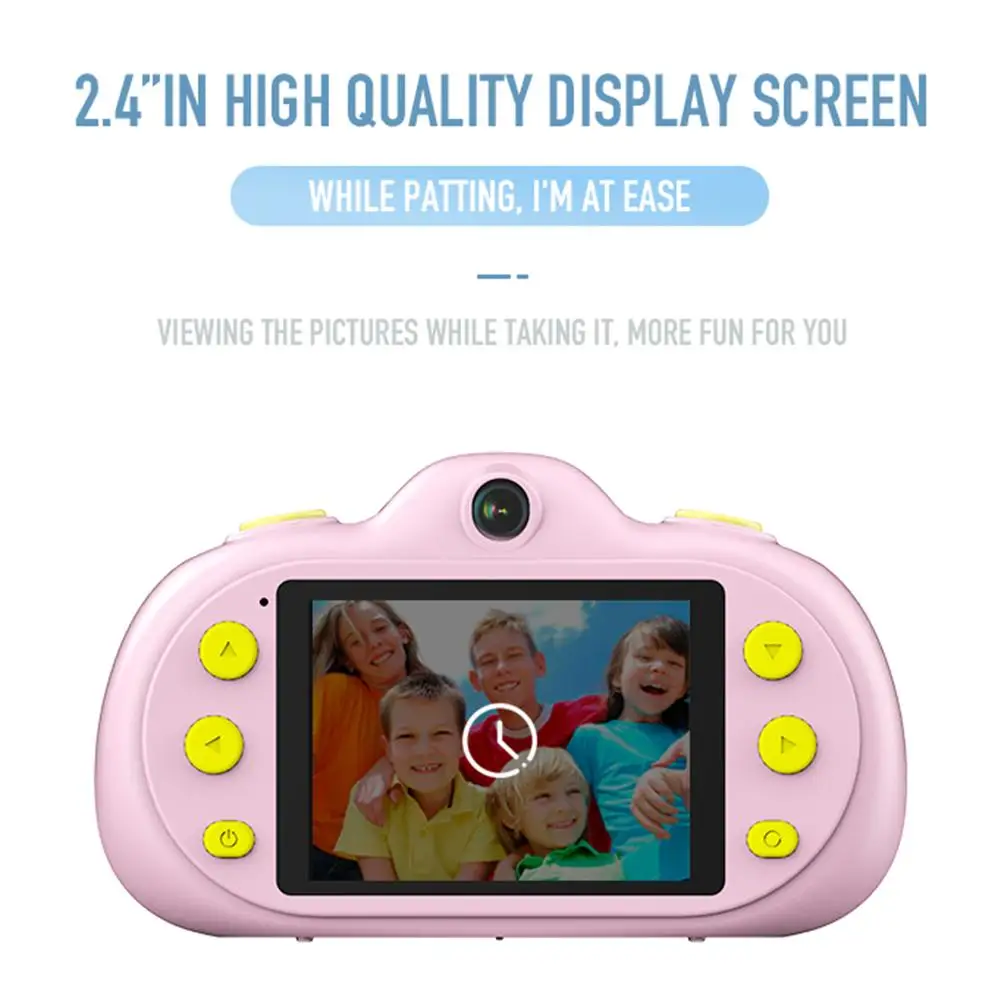 

P8 Mini Children's Digital Camera 2.4 Inch HD 8MP DSLR Dual Lens Waterproof Camera Children For Home Travel Photo Use