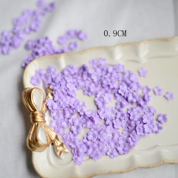 BJD Кукла Одежда diy аксессуары 9 мм Мини измельченный тисненый цветок кусок атласной марли - Цвет: Фиолетовый