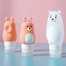 Cartoon Empty Shower Shampoo Container Perfume Traveler Packing Bottle Press Bottle for Lotion Shampoo Bath travel sub-bottle