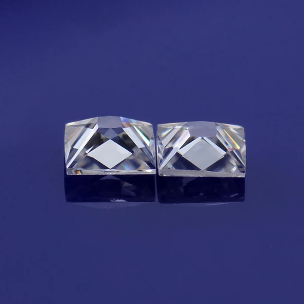 Cheestar Gems Loose Moissanites Stone GH Color 3*3mm Square French Cut Near White Moissanites Gemstone Diamonds