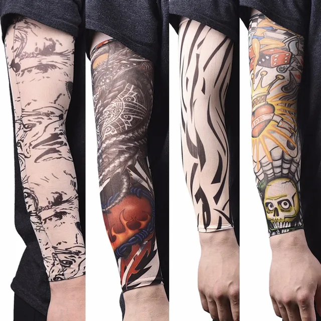 new skin proteive nylon stretchy fake temporary tattoo sleeves new skin proteive nylon stretchy fake temporary tattoo sleeves