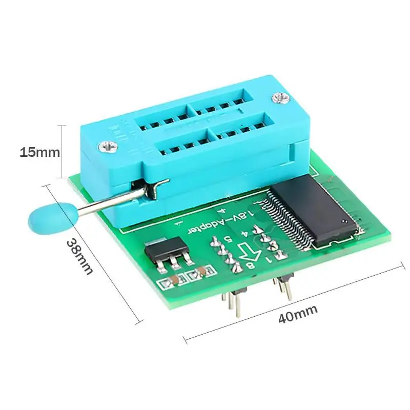 1 8 V адаптер SPI Flash SOP8 DIP8 W25 MX25 программисты материнская плата|Аксессуары для