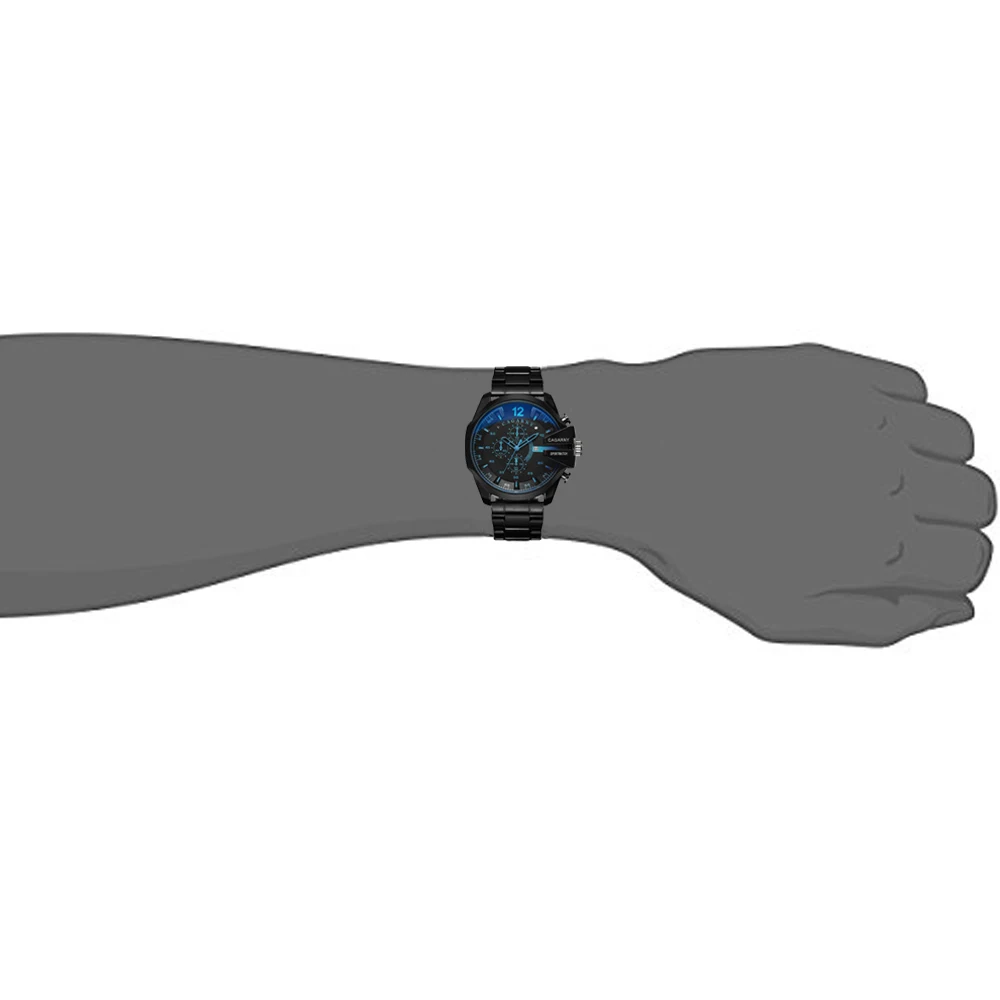 top luxury brand cagarny quartz watch for men gold steel band waterproof dz military Relogio Masculino mens watches drop shipping clock man cheap price (27)