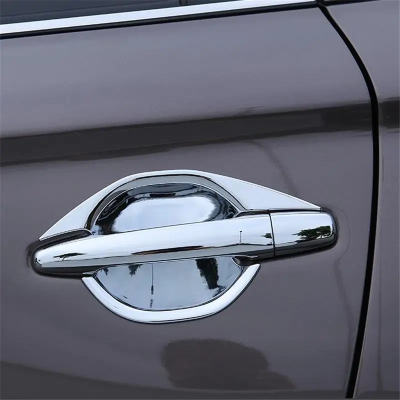 

Car Chromium Modified Door Handle Front Fog Lamp Exterior Covers Protecter Sticker 13 14 15 16 17 18 19 FOR Mitsubishi Outlander