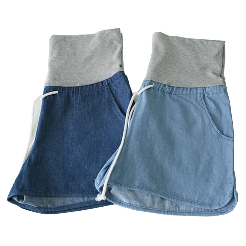 Maternity Denim Loose Shorts Jeans Plus Size Clothes Pregnant Women Capris Pants For Pregnancy Clothing Maternity Pants Maternity Denim Loose Shorts Jeans Plus Size Clothes Pregnant Women Capris Pants For Pregnancy Clothing Maternity Pants