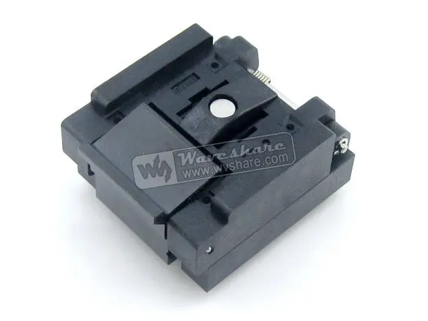 

Modules QFN48 MLP48 MLF48 QFN-48(52)BT-0.4-01 Enplas QFN 6x6 mm 0.4Pitch IC Test Burn-In Socket with Ground Pin