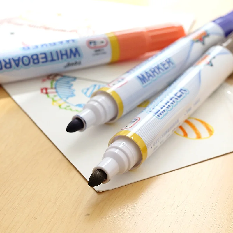Красочные водоразбавляемая легко стереть указка доски стираемая ручка новая упаковка