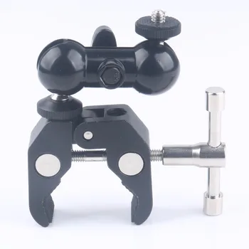 

Articulating Magic Arm Mount Adapter Aluminum Alloy and Magic Friction Arm Super Crab Clamp Articulating Pliers Clip for Monitor