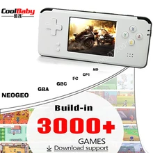 10pcs New upgrade Portable Video Handheld Game Console Retro game 64 Bit 3 Inch 3000 Video Game Retro Handheld Console for TV