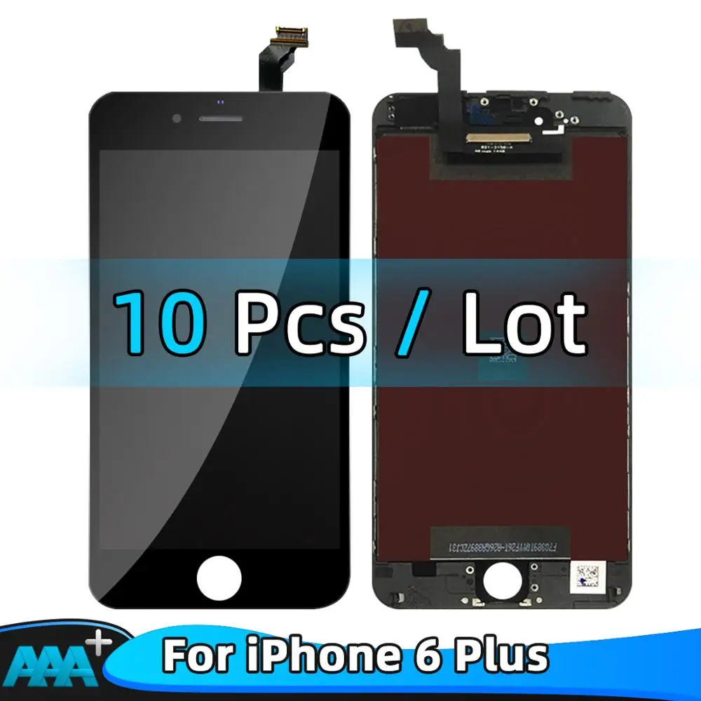 Протестированный рабочий ЖК-дисплей для iphone 6plus ЖК-дисплей с сенсорным экраном дигитайзер сборка для iphone 6plus без битых пикселей